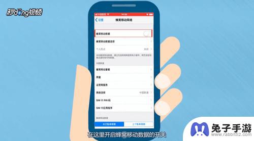 iphone手机如何打开流量