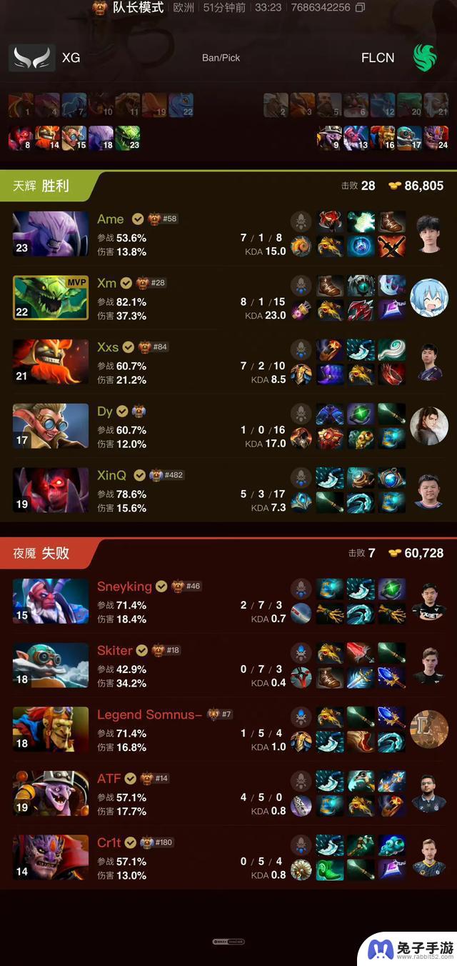 昨晚dota2精英联赛上的两场比赛都十分精彩