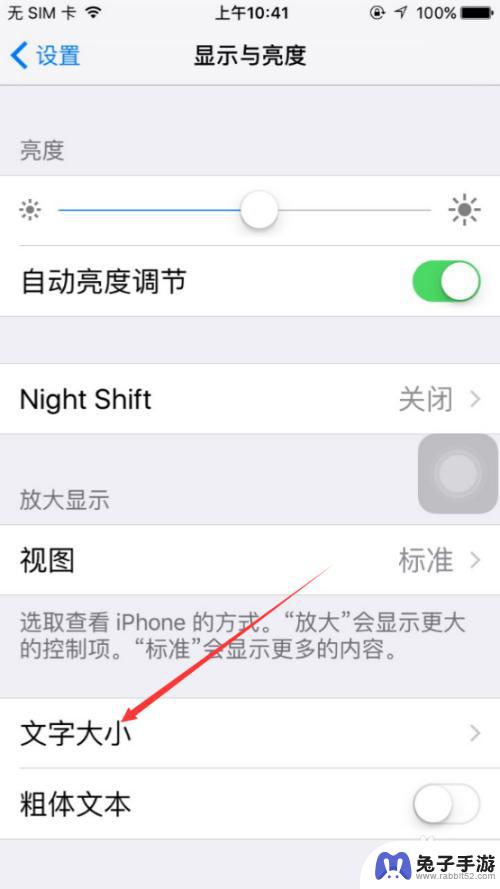 苹果手机屏幕字体如何变小