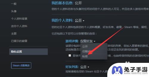 steam如何让别人看不到自己在玩啥